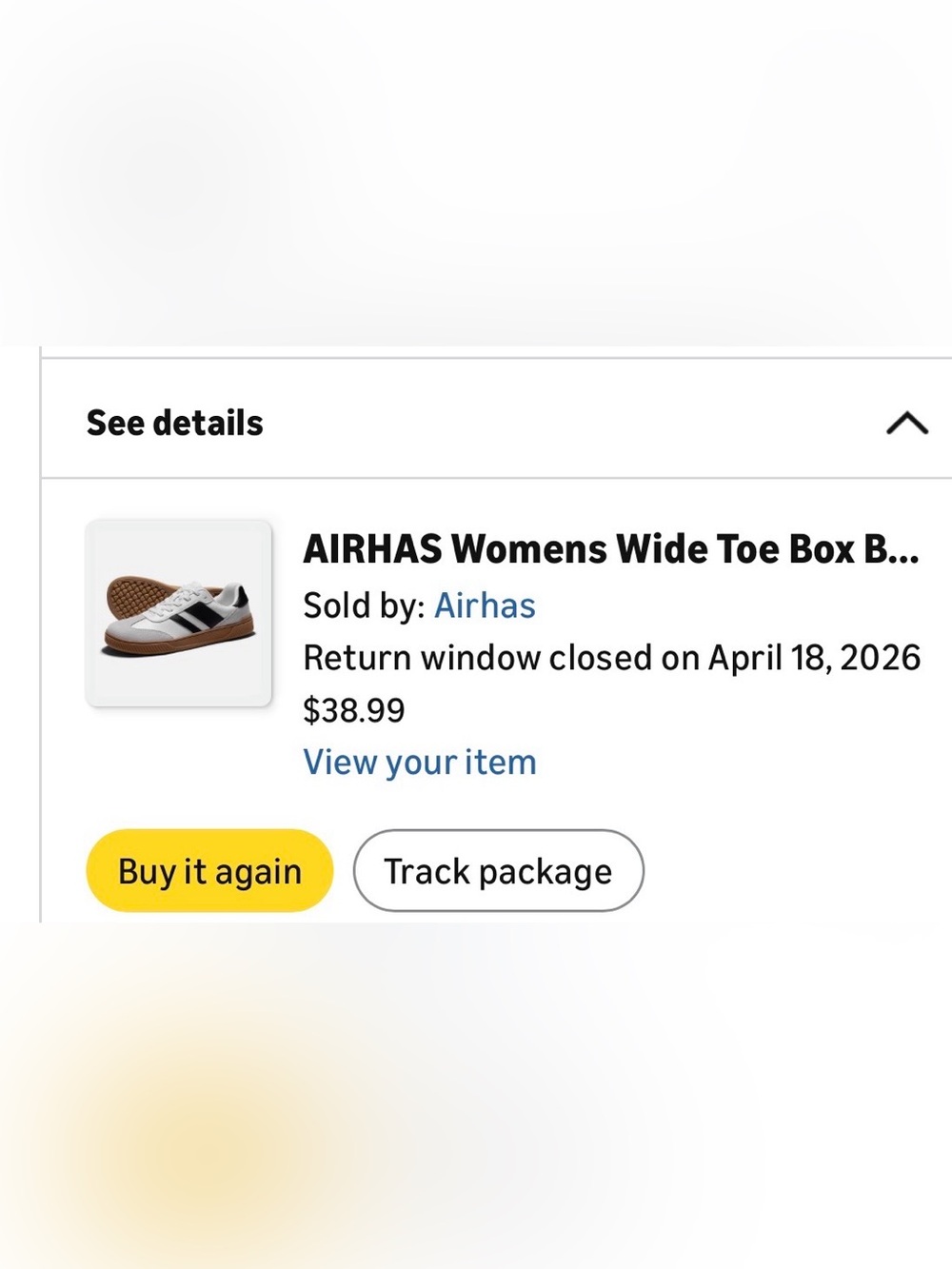 AIRHAS Retro Stripe Platform Sneakers White Black Gum Sole Women’s - Picture 3 of 15
